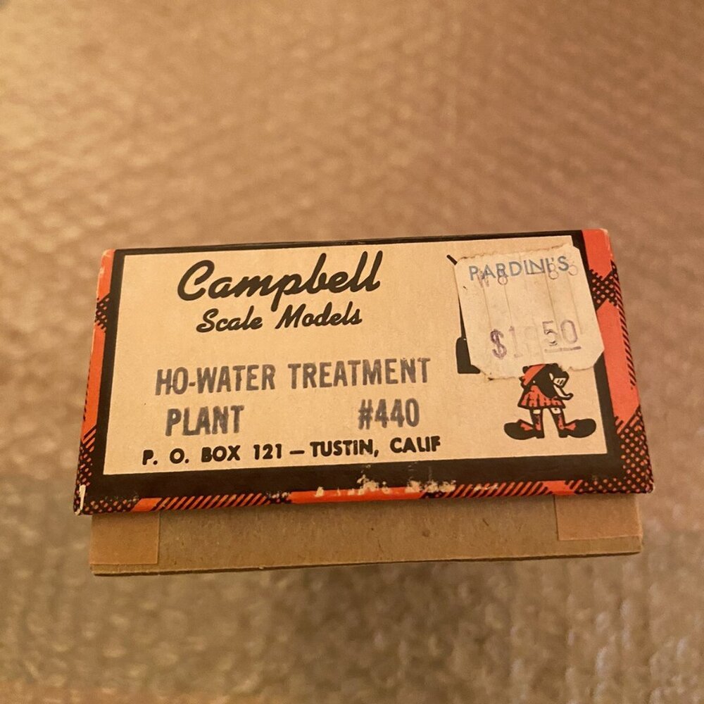 Campbell #440 HO Water Treatment Plant Kit Brand New In Box - Picture 3 of 3